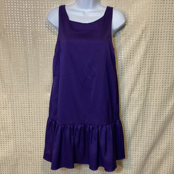 BCBGeneration Amethyst Drop Waist Mini Dress with Low Back - Picture 10 of 10